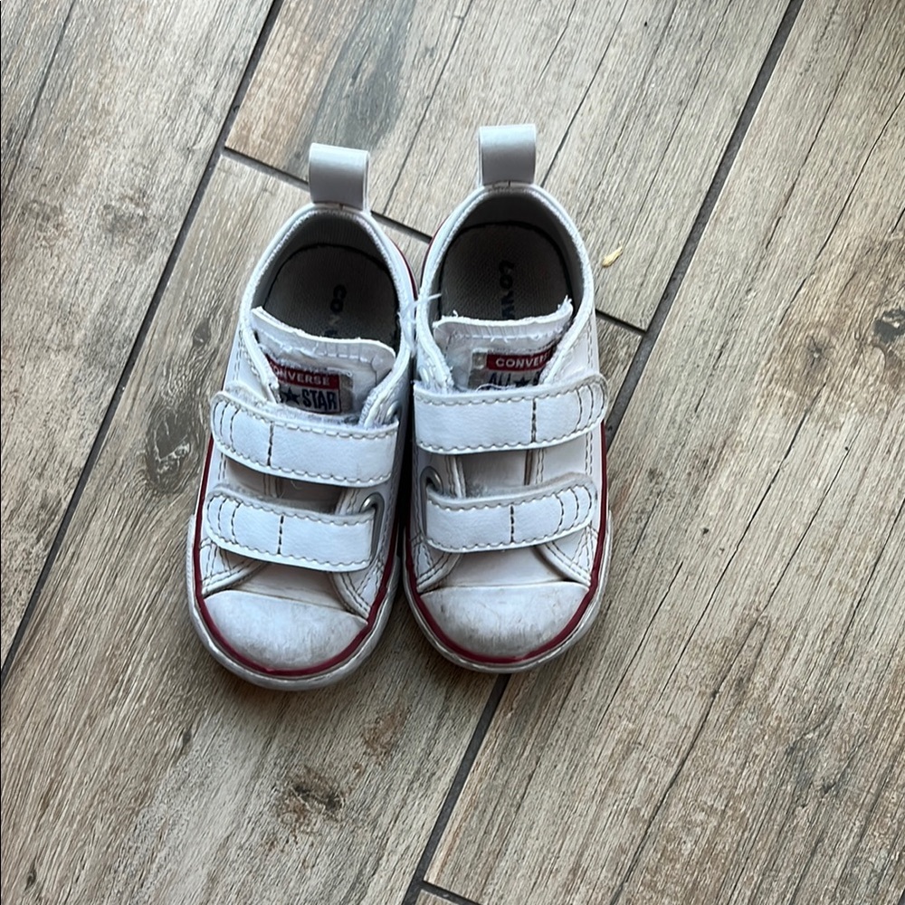 Converse Kids White Shoes